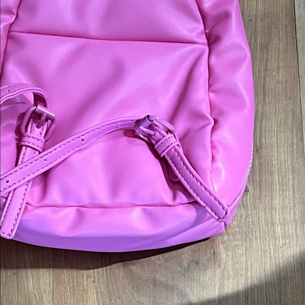 Steve Madden Pink Padded Backpack with Coin Pouch - Picture 7 of 13